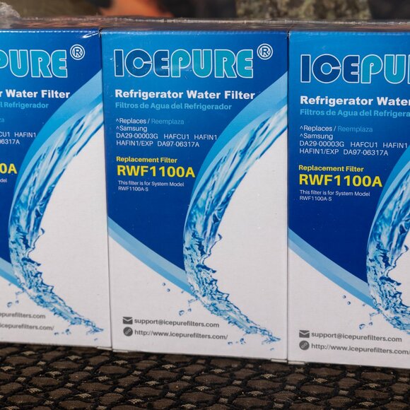 IcePure RWF1100A Refrigerator Water Filters - 3 Pack of Sealed Filters NIP - Picture 11 of 13